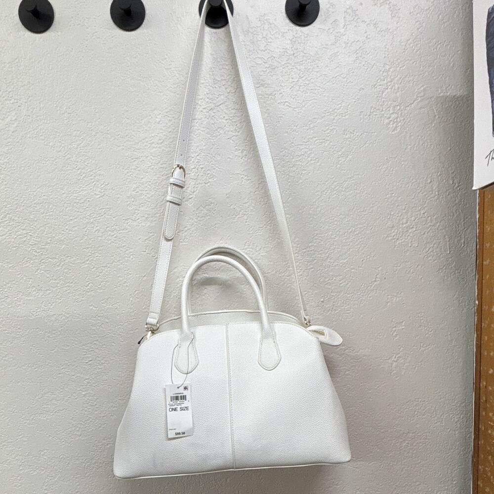 On 34th White Satchel Bag Crossbody